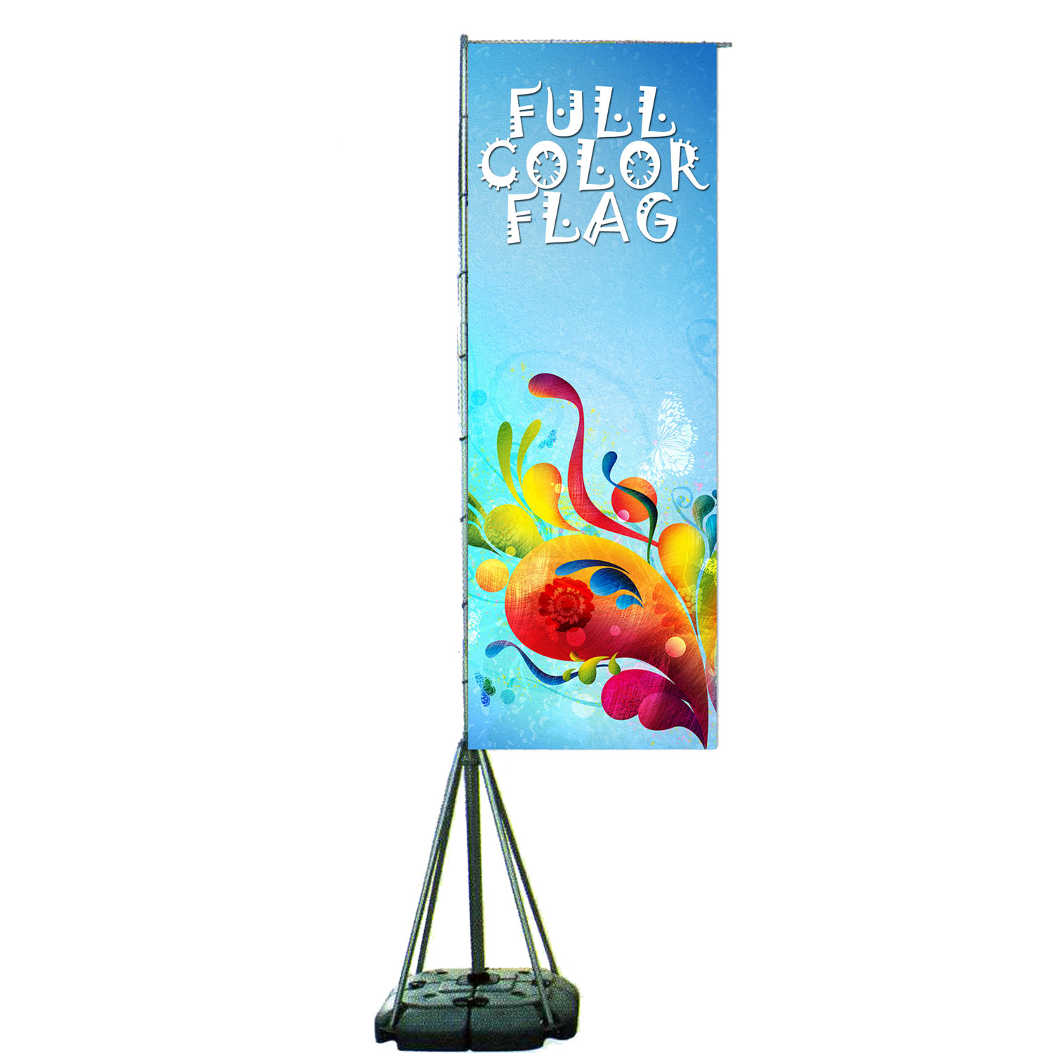 15’ Feather Flag Single Sided