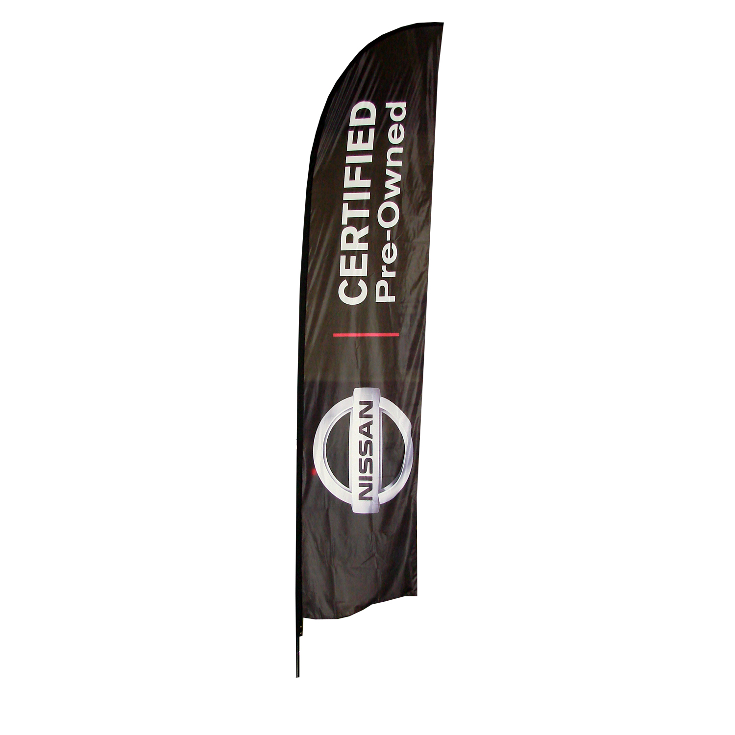 8’ Feather Flag Single Sided